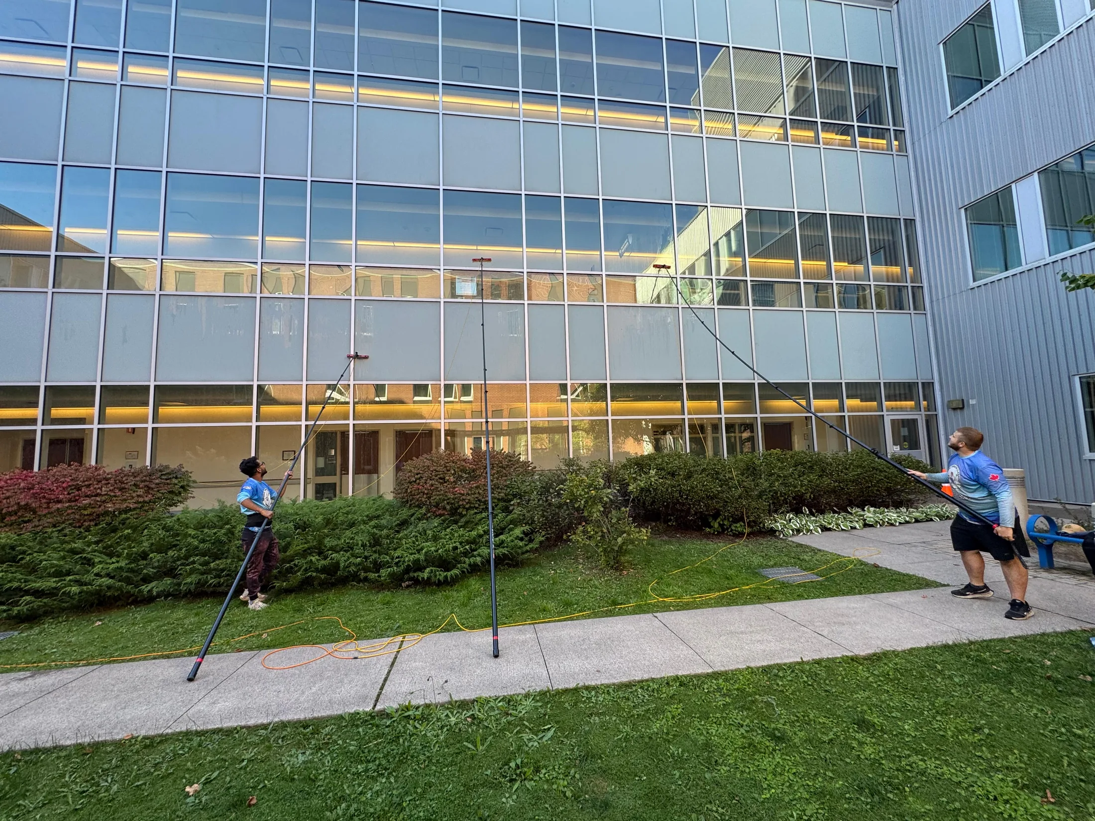Commercial building windows cleaned by Imperial Cleaning in Sault Ste. Marie